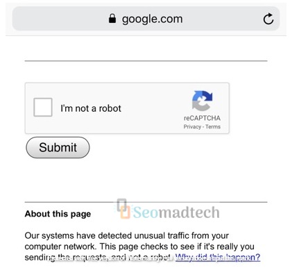 Fix: Google's "Unusual Traffic" Error – Seomadtech